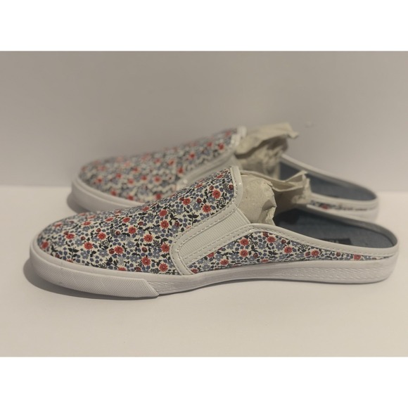 NEW Tommy Hilfiger Womens TW Frank Leather Closed‎ Toe Mules, Floral Size 9M - Picture 1 of 15